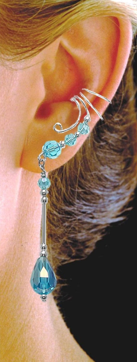 Blue ear deals cuff